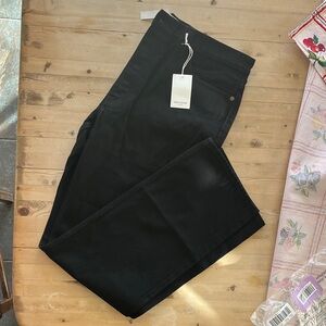 Madewell Alexa Chung Black High Rise Jean